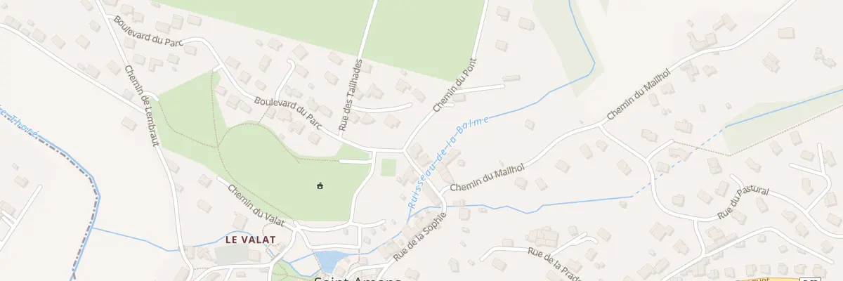 Plan du 24 Rue de la Sophie à Saint-Amans-Valtoret