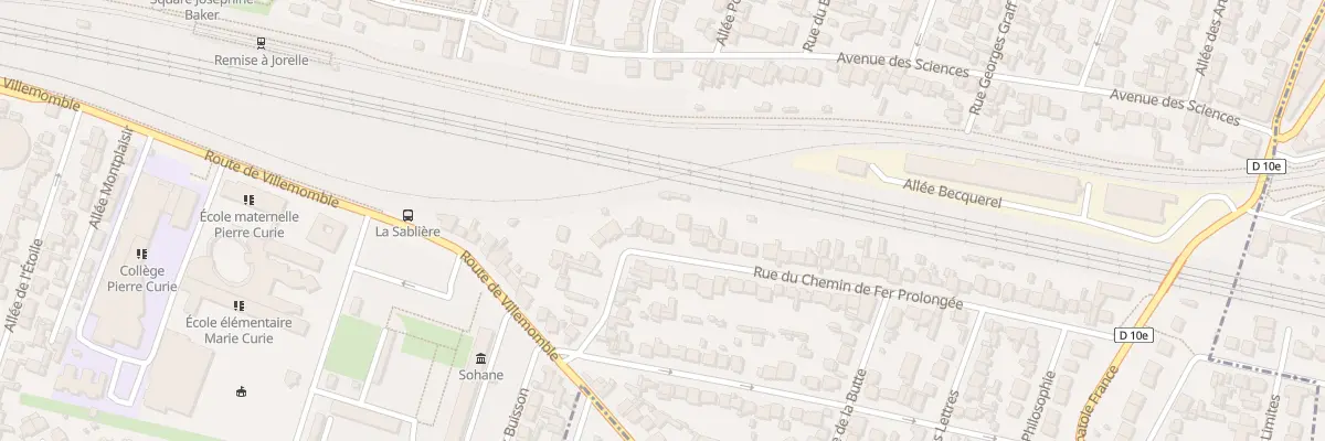 Plan du 17B Rue du Chem de Fer Prolongee à Bondy