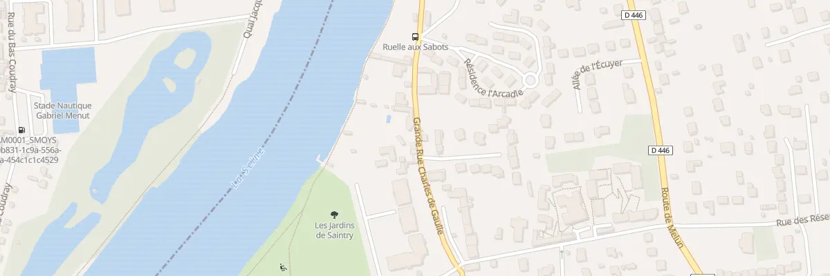 Plan du 12 Gr Grde Rue Charles de Gaulle à Saintry-sur-Seine