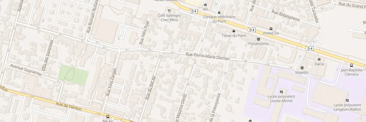 Plan du 29 Rue Pierre Marie Derrien à Champigny-sur-Marne