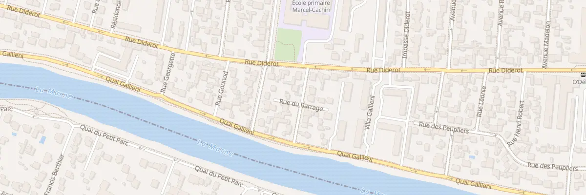 Plan du 7 Rue des Pecheurs à Champigny-sur-Marne