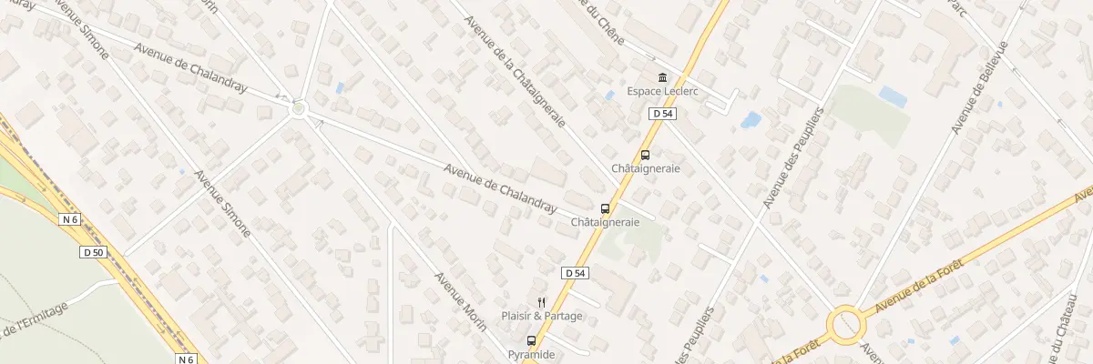 Plan du 4 Av de Chalandray à Brunoy