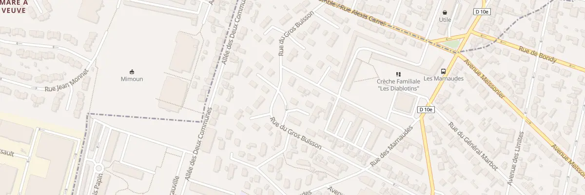 Plan du 50 Rue du Gros Buisson à Villemomble