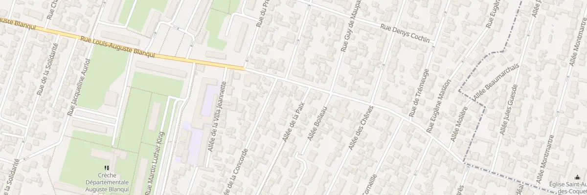 Plan du 152 Rue Louis Auguste Blanqui à Bondy