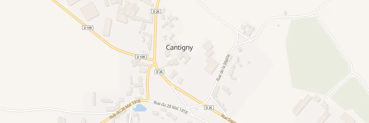 Plan du 10 Rue St Aignan à Cantigny
