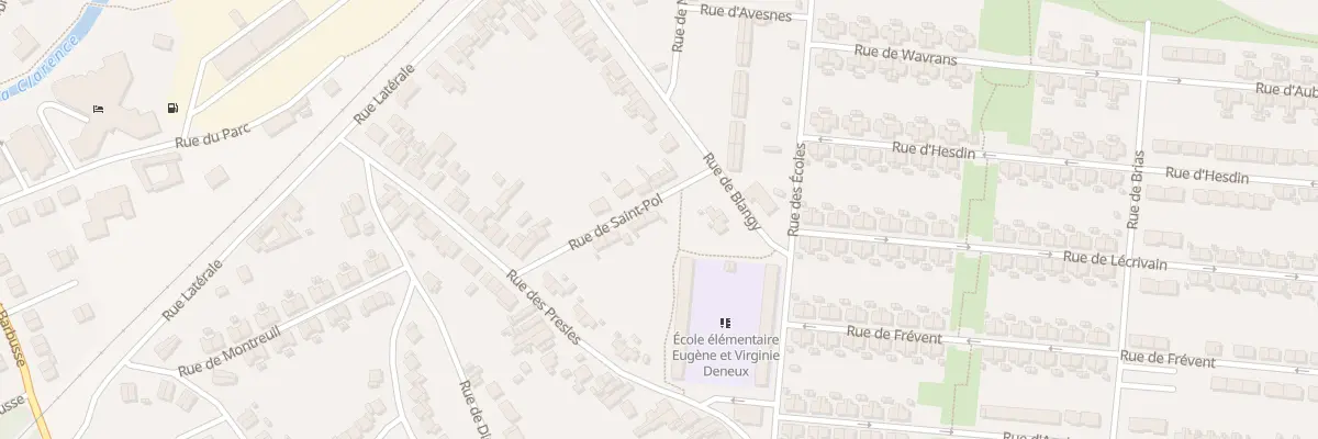 Plan du 7 Rue de Saint-Pol à Calonne-Ricouart