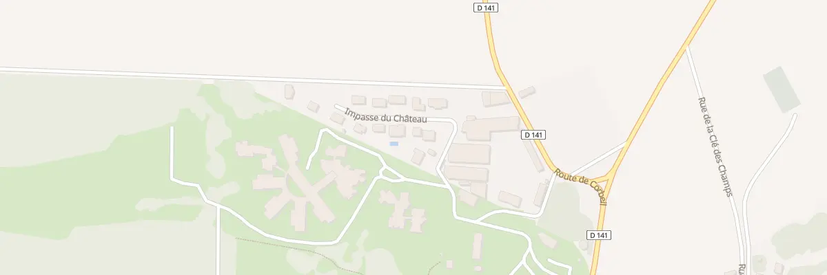 Plan du 12 Imp du Chateau à Nainville-les-Roches