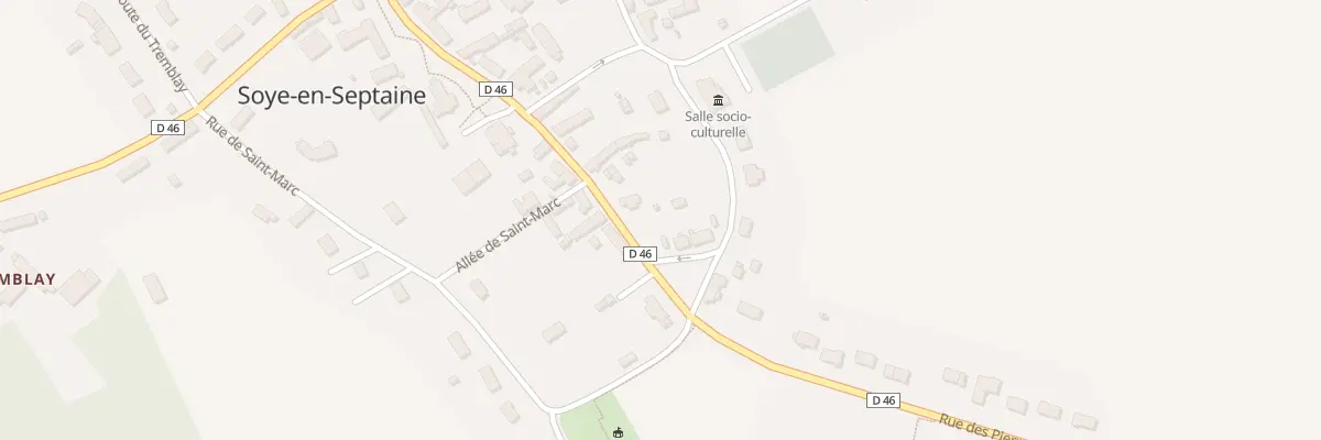 Plan du 14 Rue du Riot à Soye-en-Septaine