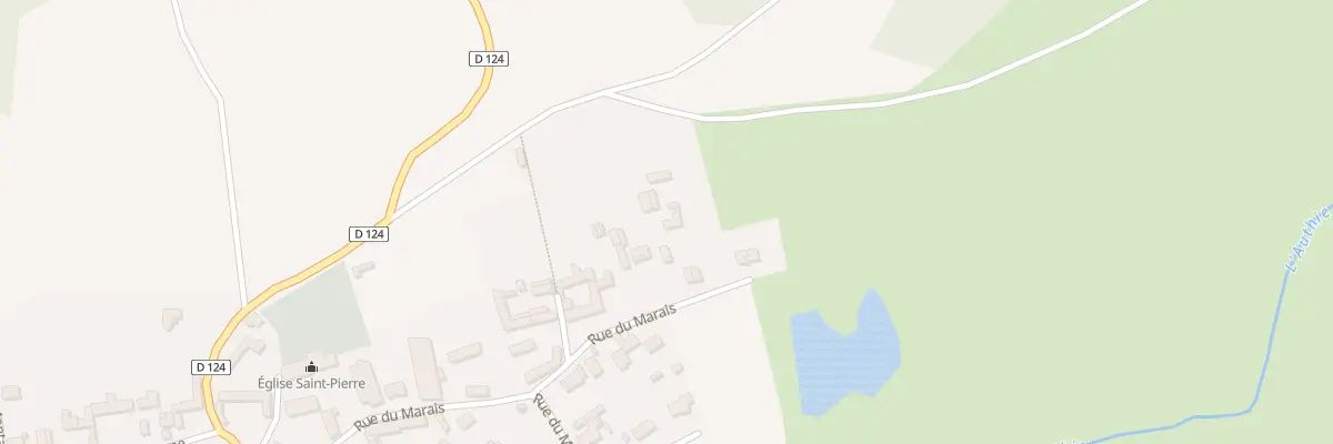 Plan du 5011 Rue du Marais à Authie