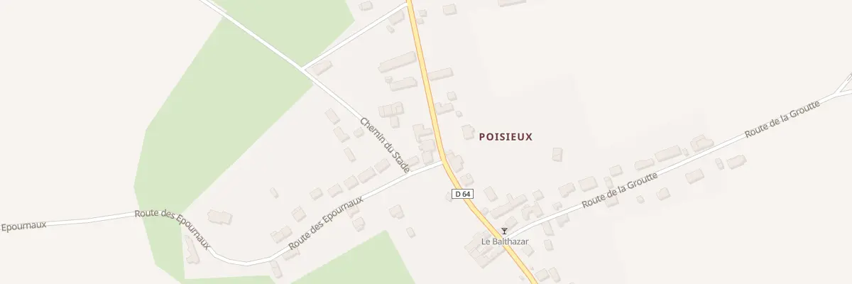 Plan du 50 Rte de Saint-amand à Saint-Georges-de-Poisieux