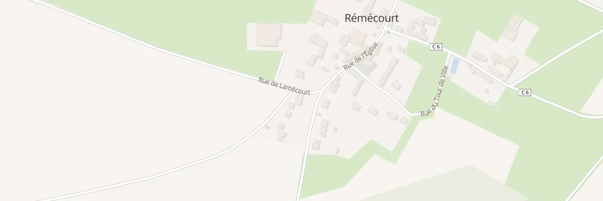 Plan du 23 Rue de Lamécourt à Rémécourt