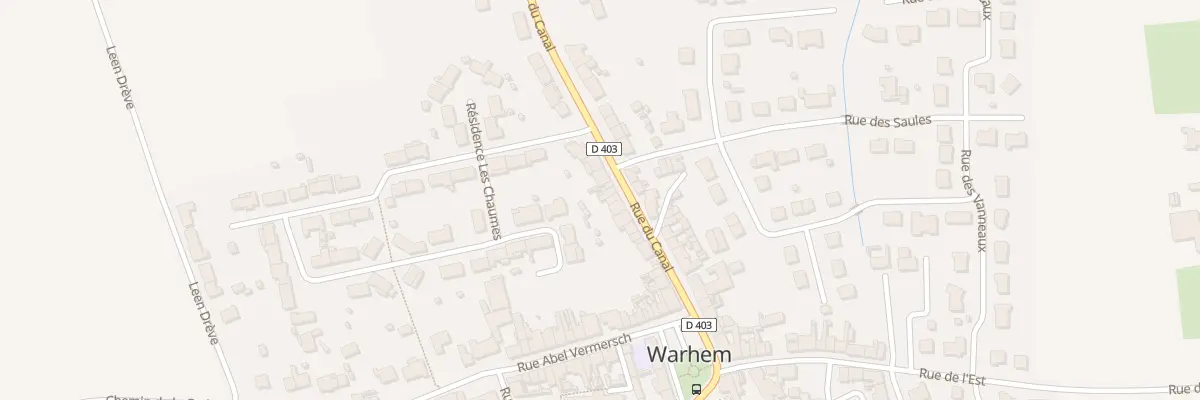 Plan du 97 Rue du Canal à Warhem
