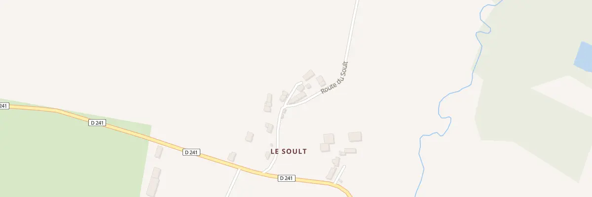 Plan du 12 Rte du Soult à Chazemais