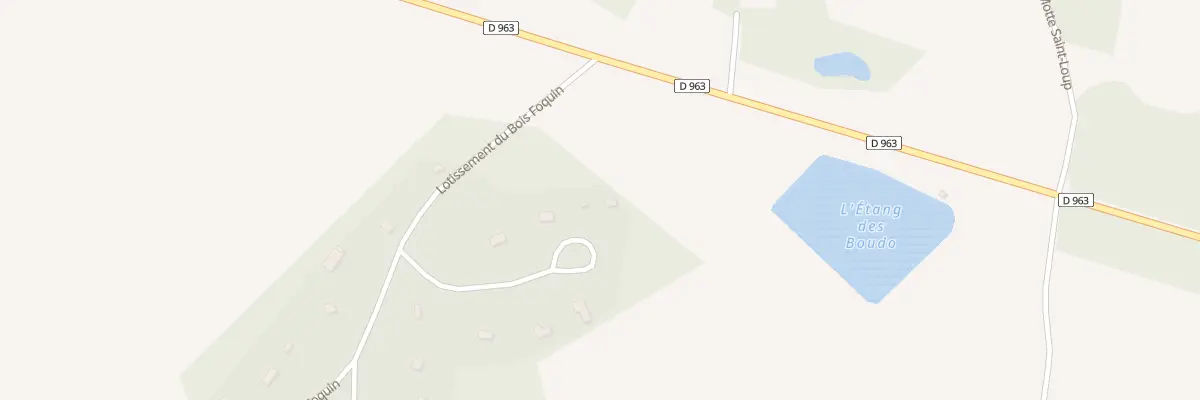 Plan du 14 Lot du Bois Foquin à Beauchamps-sur-Huillard