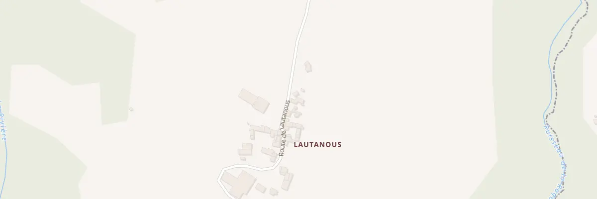 Plan du 1769 Rte de Lautanous à Cadix