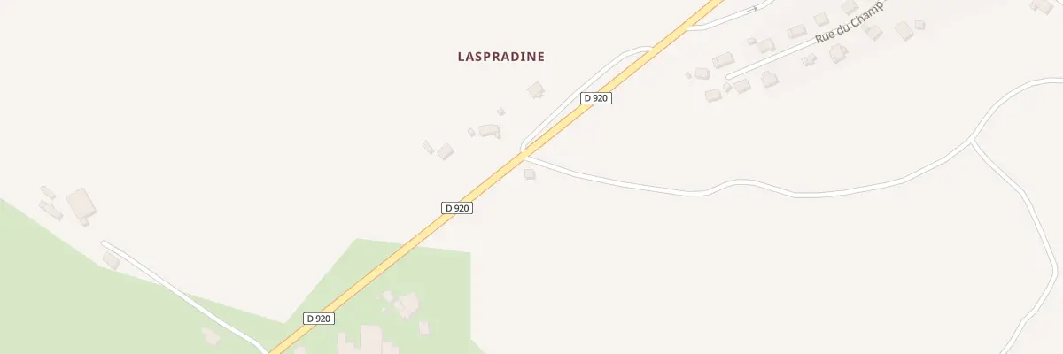 Plan du 11 Laspradines à Prunet