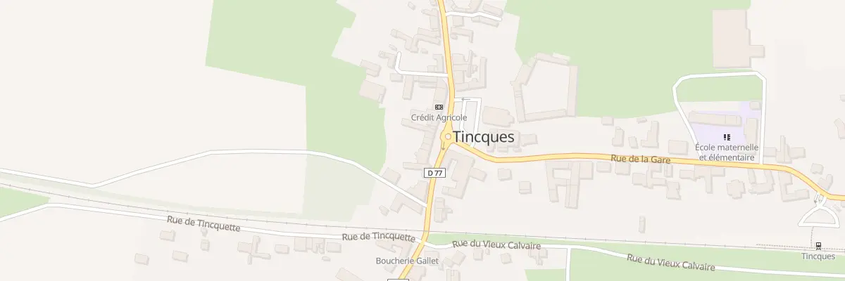 Plan du 7 Pl de l’Eglise à Tincques