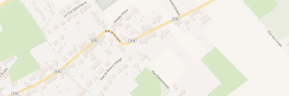 Plan du 72 Rue de la Gare à Steenbecque