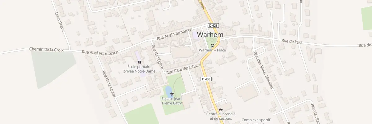 Plan du 12 Rue Paul Verschave à Warhem