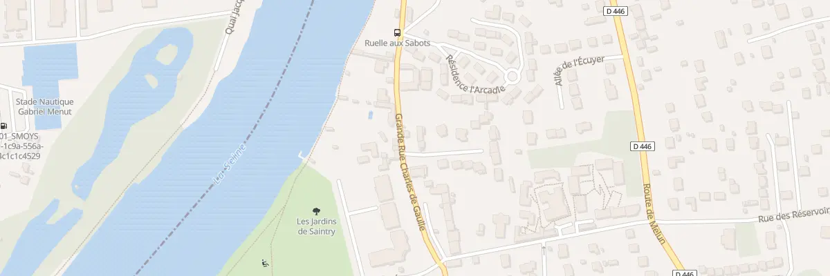 Plan du 7 Gr Grde Rue Charles de Gaulle à Saintry-sur-Seine