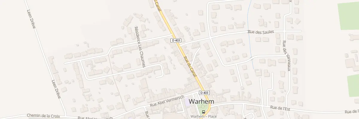 Plan du 83 Rue du Canal à Warhem