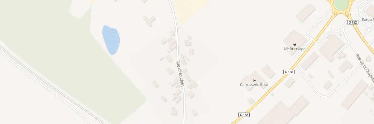 Plan du 4 Rue d’Houdain à Lillers