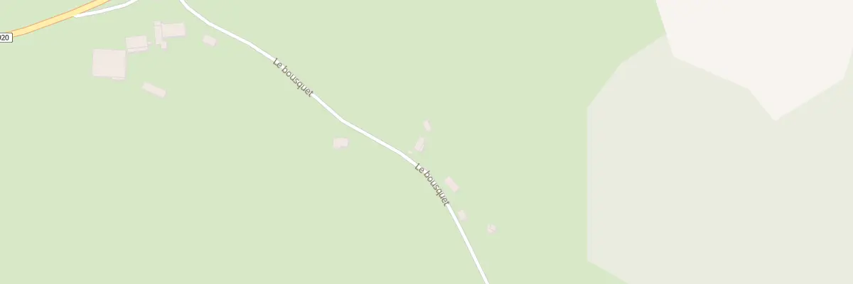 Plan du 22 Le Bousquet à Prunet