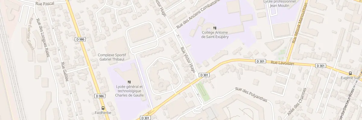 Plan du 172 Rue Victor Hugo à Rosny-sous-Bois