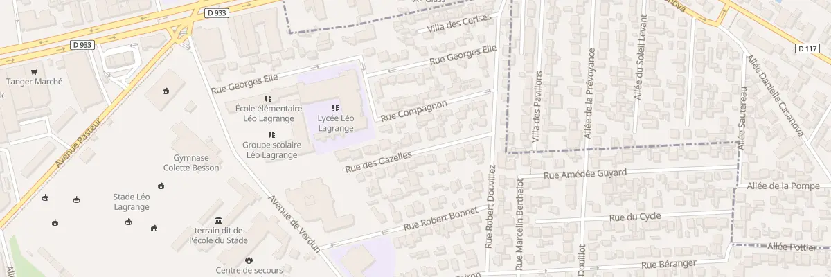 Plan du 16 Rue des Gazelles à Bondy