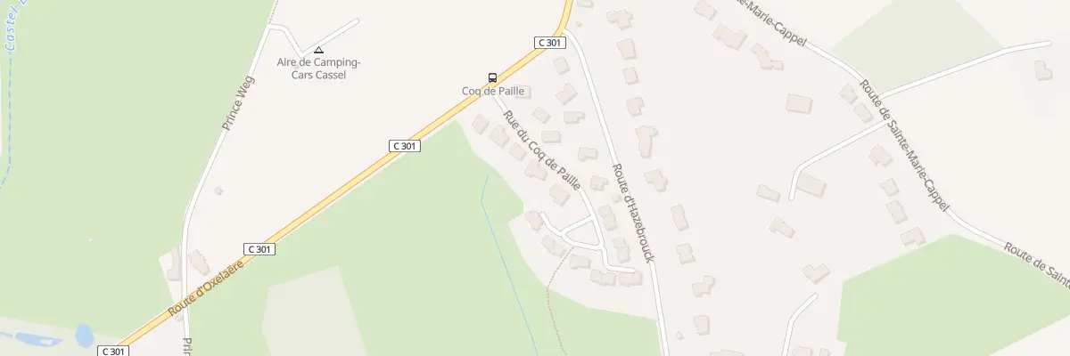 Plan du 8 Rue du Coq de Paille à Cassel