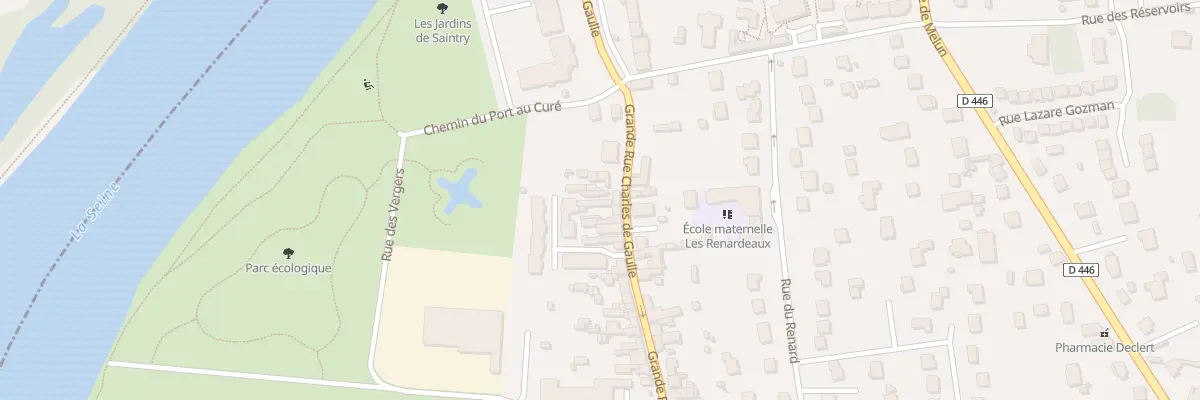 Plan du 44 Gr Grde Rue Charles de Gaulle à Saintry-sur-Seine