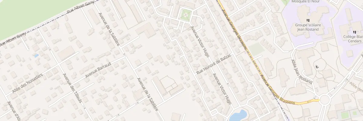 Plan du 22 Rue Alfred de Vigny à Limeil-Brévannes