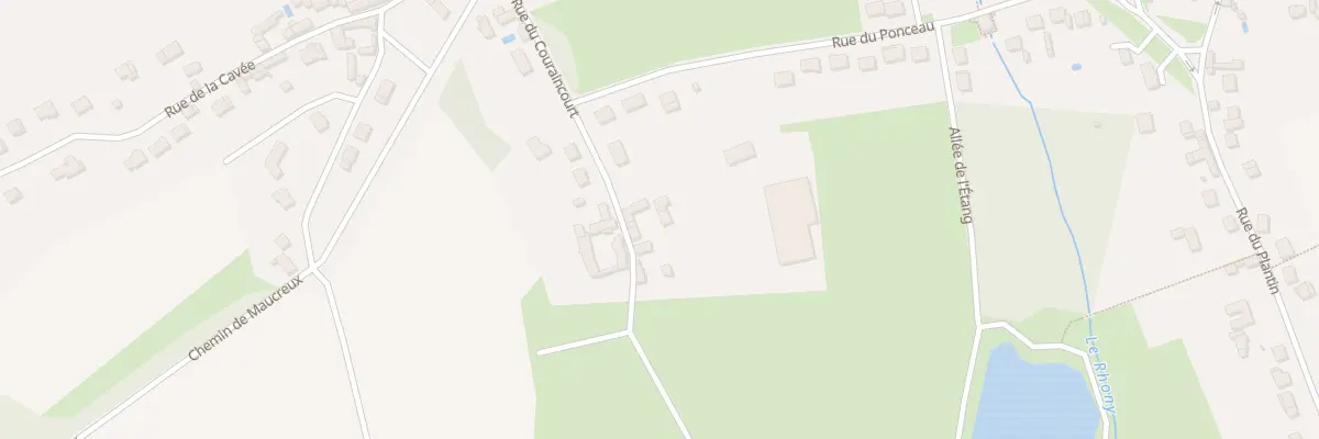 Plan du 1 Rue de Couraincourt à Verderonne