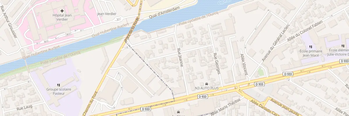 Plan du 17 Rue Jeanne aux Pavillons-sous-Bois