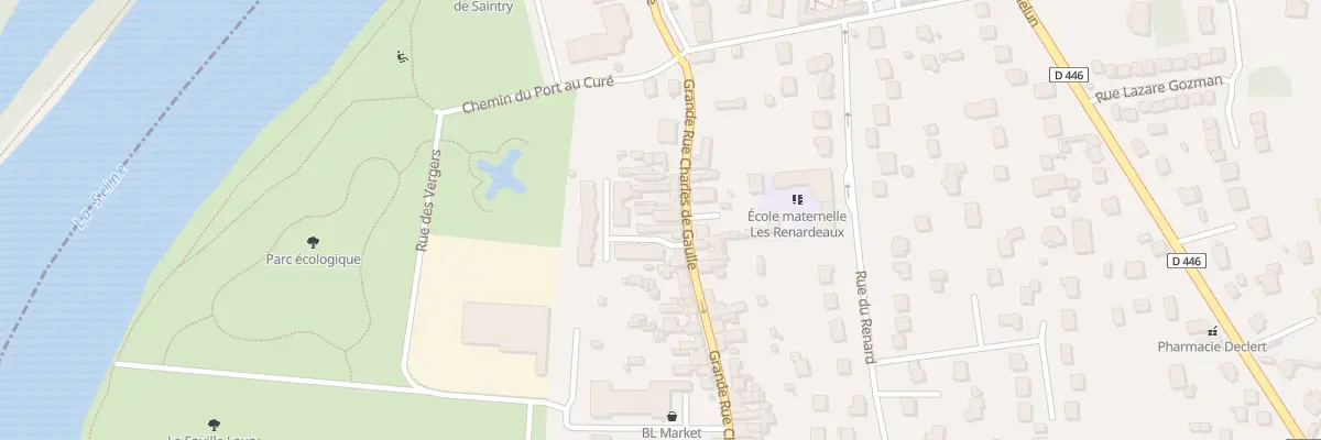 Plan du 50 Gr Grde Rue Charles de Gaulle à Saintry-sur-Seine