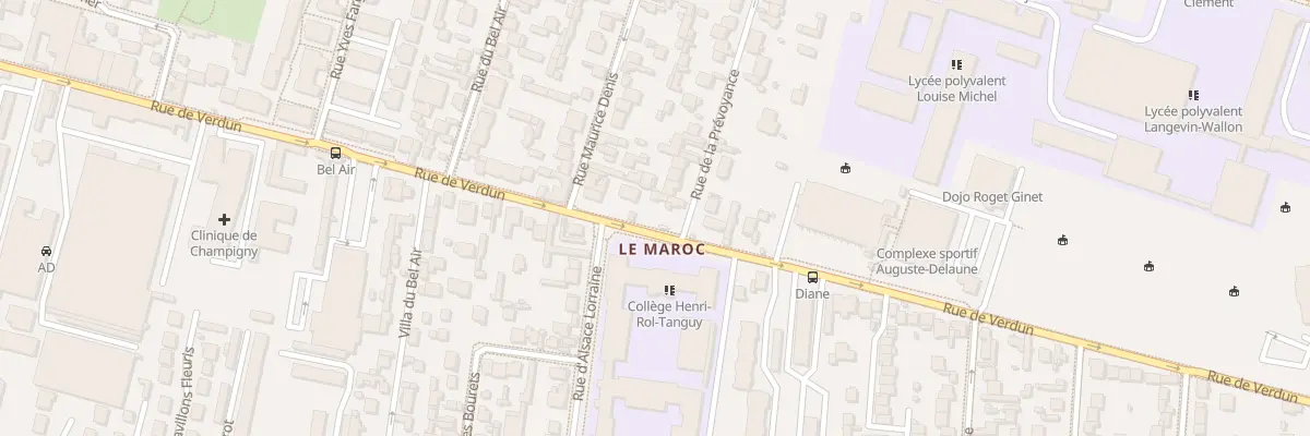 Plan du 105 Rue de Verdun à Champigny-sur-Marne