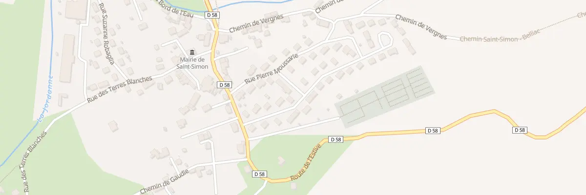 Plan du 36 Rue Pierre Moussarie à Saint-Simon