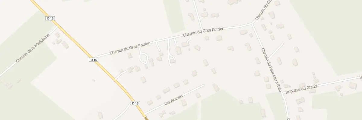 Plan du 8B Che du Gros Poirier à Noisy-sur-École