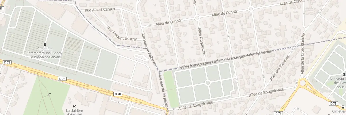 Plan du 32 All Francois 1er à Aulnay-sous-Bois