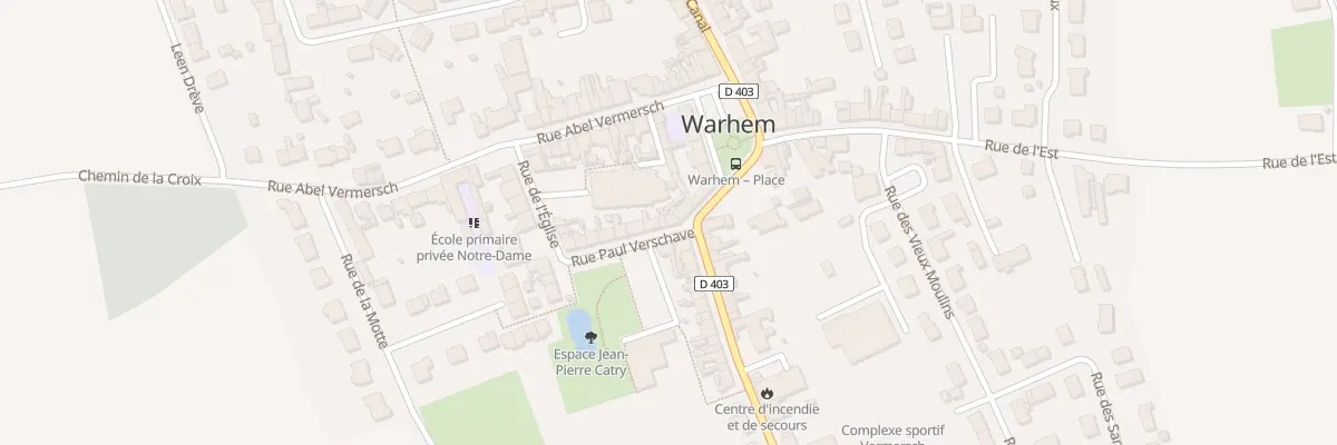 Plan du 8 Rue Paul Verschave à Warhem