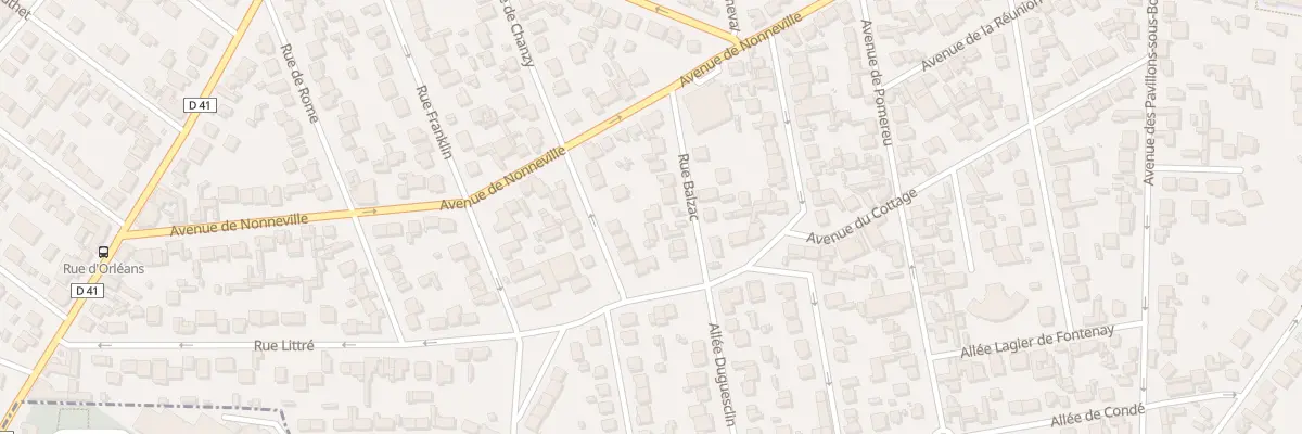 Plan du 7B Rue Balzac à Aulnay-sous-Bois