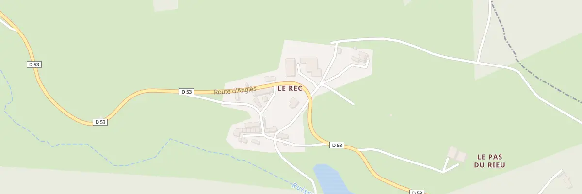 Plan du 274 Rte d’Anglès au Bez