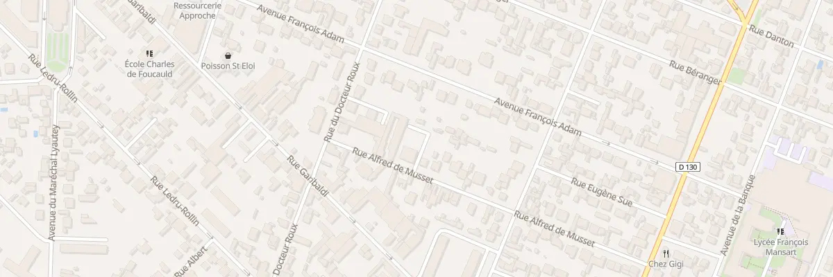 Plan du 7 Rue Alfred de Musset à Saint-Maur-des-Fossés