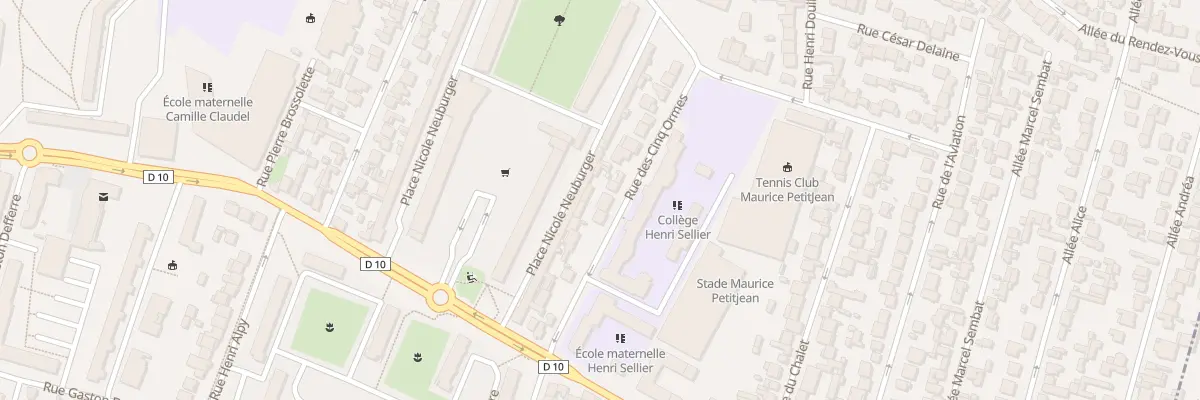 Plan du 21 Rue des Cinq Ormes à Bondy