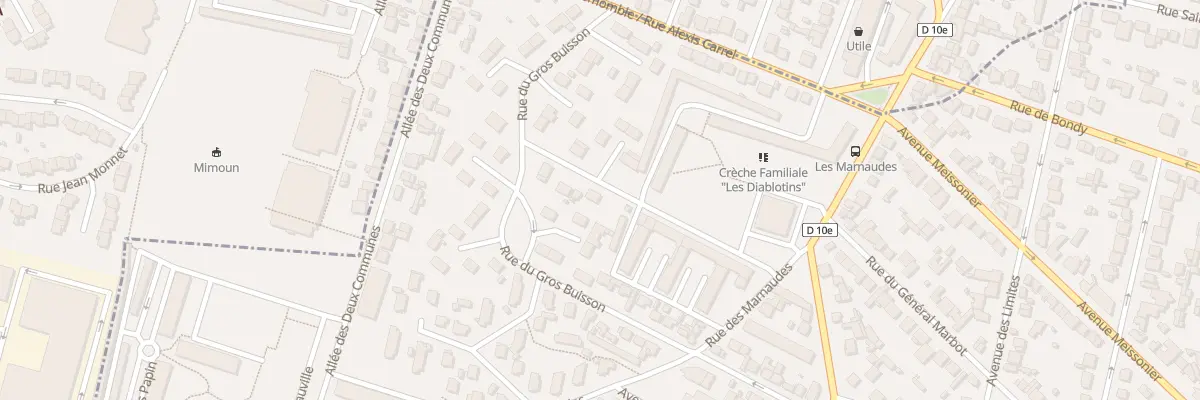 Plan du 56 Rue du Gros Buisson à Villemomble