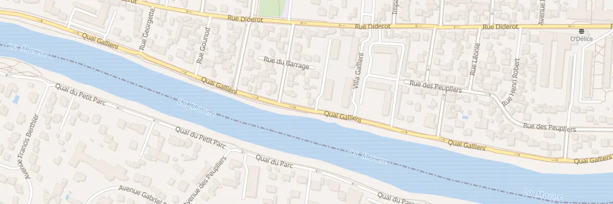 Plan du 133B Quai Galliéni à Champigny-sur-Marne