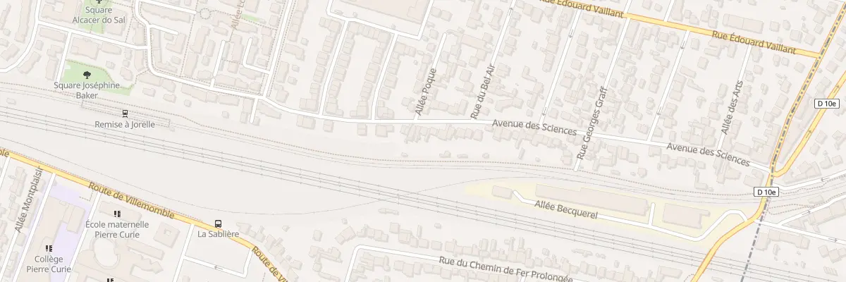 Plan du 57 Av des Sciences à Bondy