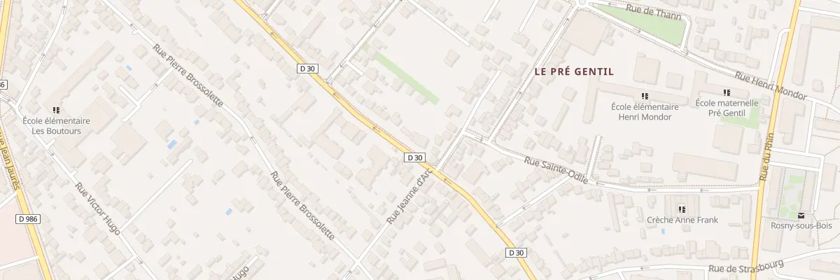 Plan du 83 Rue du Gen Leclerc à Rosny-sous-Bois