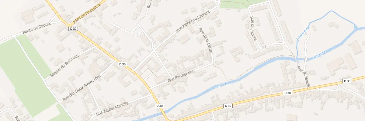 Plan du 11 Rue Parmentier à Corbie