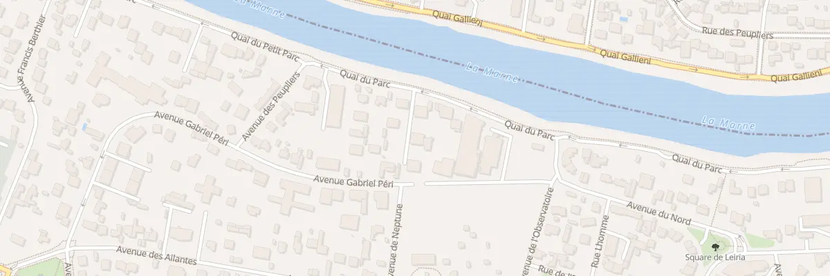 Plan du 12 Quai du Parc à Saint-Maur-des-Fossés